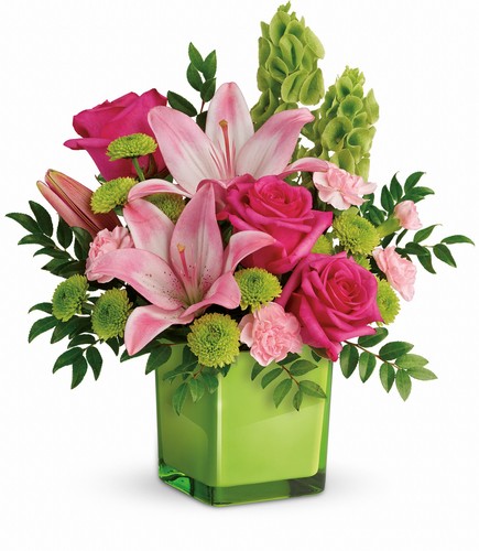 Teleflora's In Love With Lime Bouquet